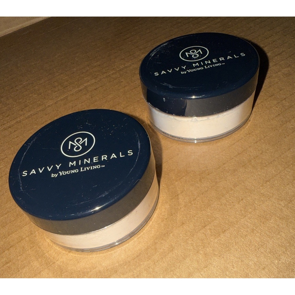 Lot 2 Savvy Minerals by Young Living Diamond Dust Veil Setting Powder